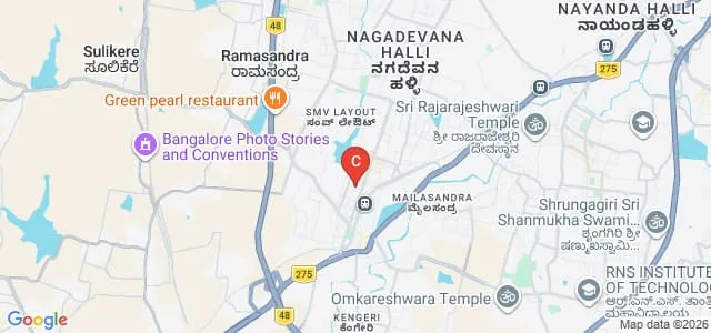 Surana Evening College of Commerce and Management, Bangalore Map