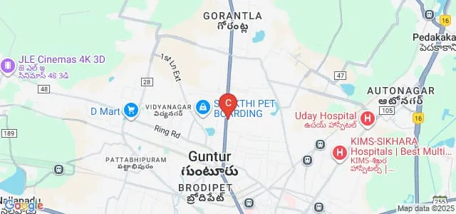 Hindu College of Engineering and Technology, Guntur Map