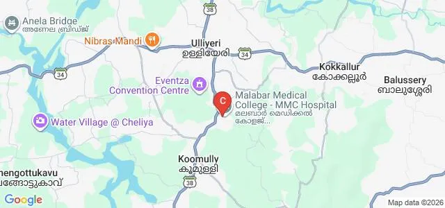 Malabar Medical College Hospital and Research Centre, Modakkallur Map