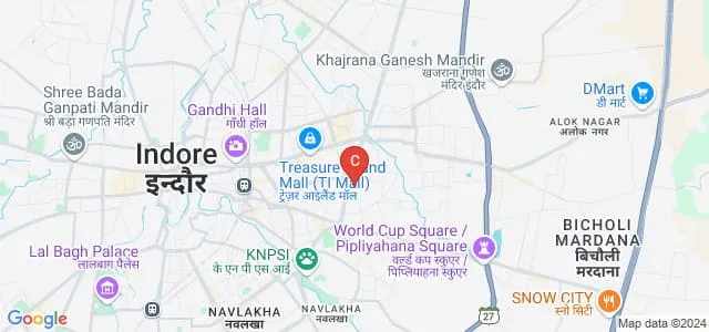 Saregama College of Art, Indore Map