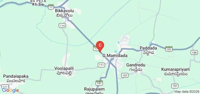 DRK Reddy College of Physical Education, East Godavari Map