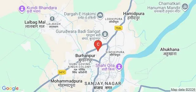 Dr Zakir Husain Teacher Training Institute, Burhanpur Map