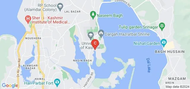 Regional Research Institute of Unani Medicine, Srinagar Map