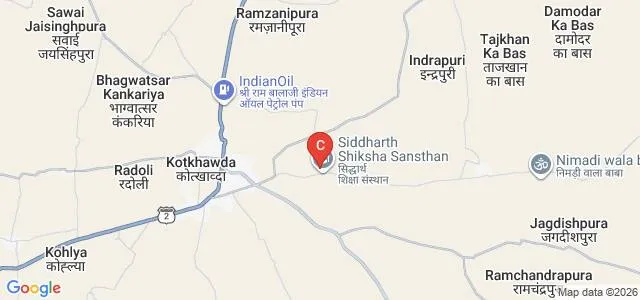 Siddarth Teachers Training College, Jaipur Map