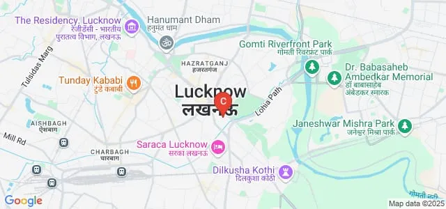 Institute of Aviation Hospitality and Retail, Lucknow Map