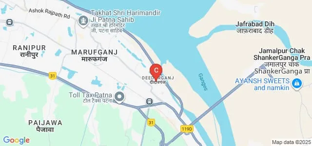 Bradford International Business School, Patna Map