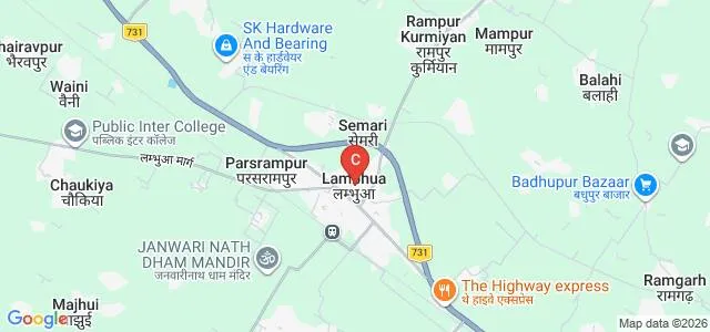 Kamla Prasad Singh Mahila Mahavidayalya, Sultanpur Map