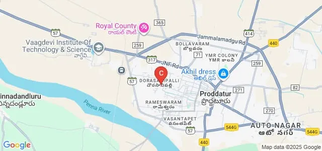 Gouthami Institute of Technology and Management for Women, Cuddapah Map