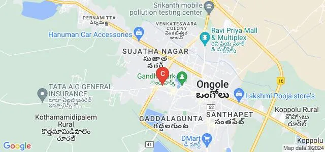 Rajiv Gandhi University of Knowledge Technologies, Ongole Campus Map