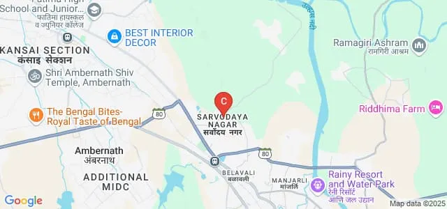 Government Medical College, Ambernath Map