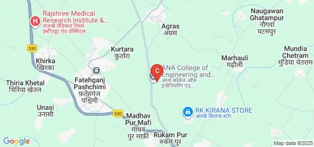 ANA College of Management Studies, Bareilly Map