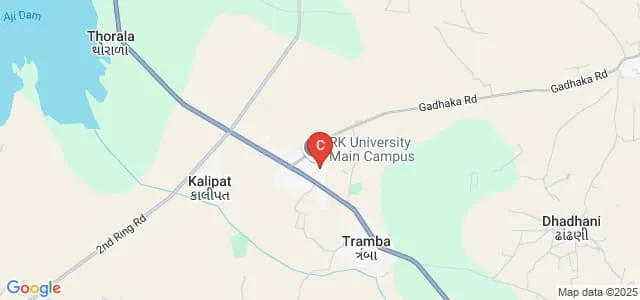 School of Science, RK University, Rajkot Map