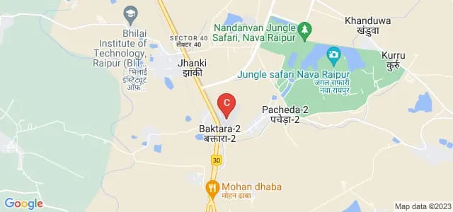 Central Institute of Technology, Raipur Map