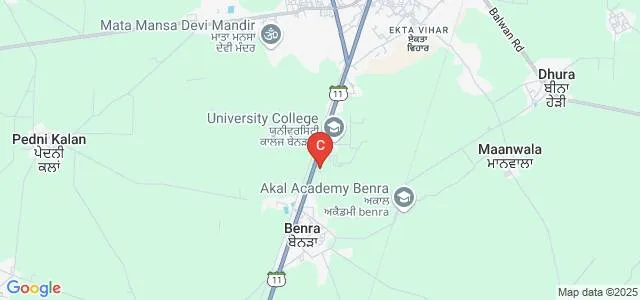 University College, Benra Map