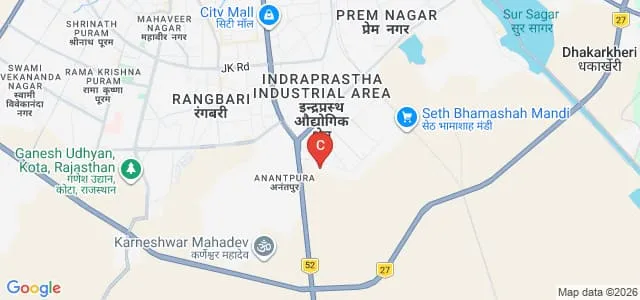 Bharti TT College, Kota Map