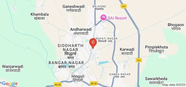 Mahatma Gandhi Law College, Hingoli Map