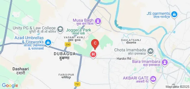 Era College of Nursing, Lucknow Map