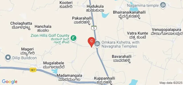 Sri Eshwarammaji College of Nursing, Kolar Map