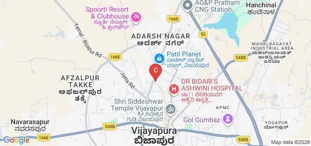 Shri B M Patil Medical College Hospital and Research Centre, Vijayapura Map