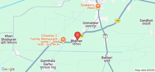 Government College, Bherian Map