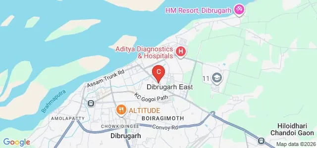 Assam Medical College, Dibrugarh Map