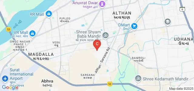 Bhagwan Arihant Institute of Technology, Surat Map