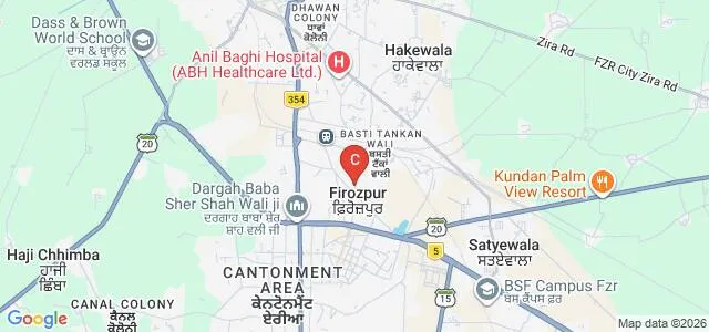 DAV College for Women, Ferozepur Map