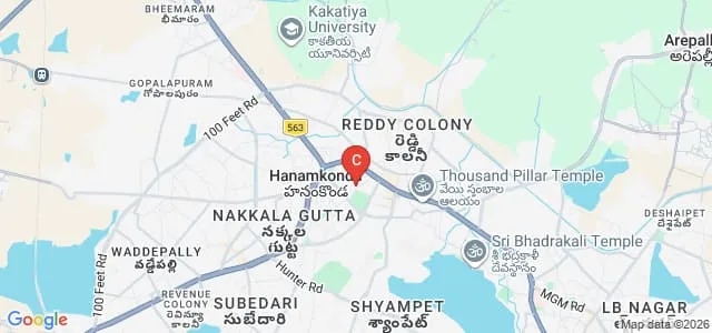 Kakatiya Government College, Hanamkonda Map