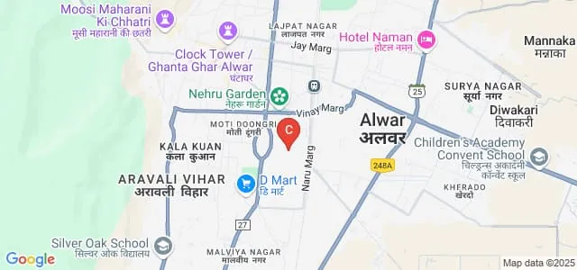 Raj Rishi College, Alwar Map
