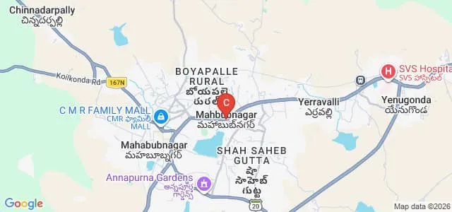 LNR College of Education, Mahabubnagar Map