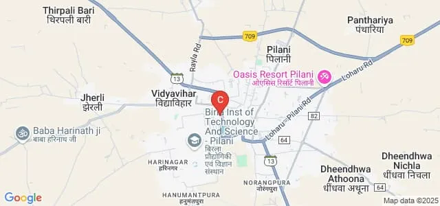 MK Saboo PG College of Commerce, Jhunjhunu Map