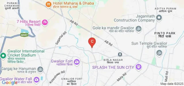 Lyrics Group of Art College, Gwalior Map
