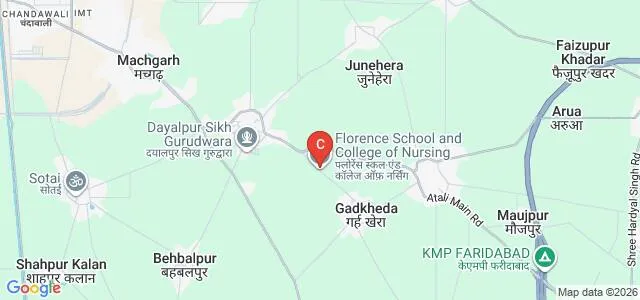 Florence School of Nursing, Faridabad Map