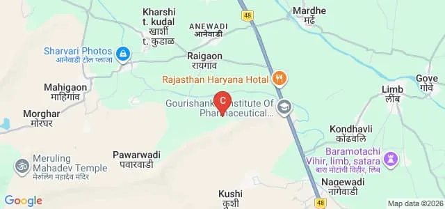 Mahalaxmi Institute of Pharmacy, Raigaon Map