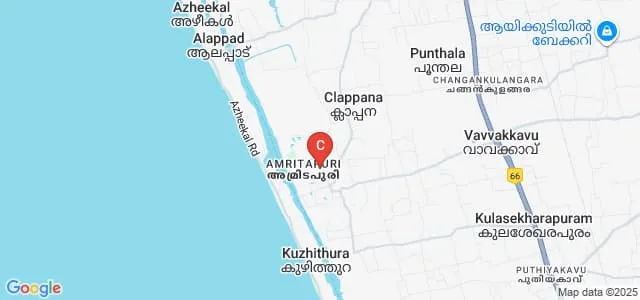 Amrita Vishwa Vidyapeetham, Amritapuri Campus Map