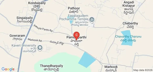 Deccan College of Education, Pamulaparthy Map