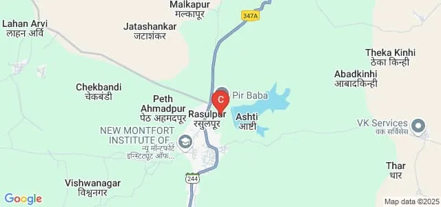 Hutatma Rashtriya Arts and Science College, Ashti Map