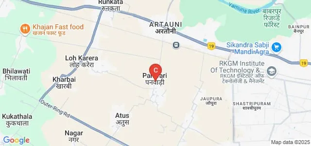 Shri Ram Adarsh Mahavidyalaya, Ambedkar Nagar Map