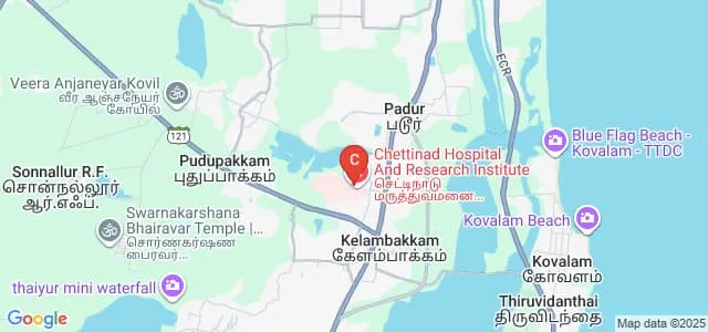 Chettinad Dental College and Research Institute, Kancheepuram Map
