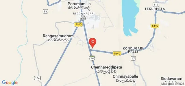 Government Degree College, Porumamilla Map