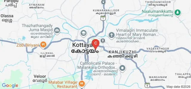 Bishop Chulaparambil Memorial College, Kottayam Map