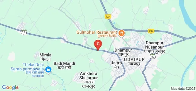 Disha Institute of Science and Technology, Bijnor Map