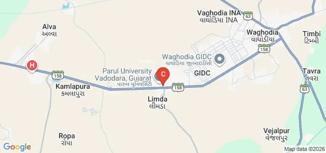 Parul Institute of Pharmacy, Vadodara Map