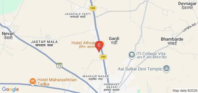 Shobha Babar Ayurvedic Medical College And Hospital, Sangli Map