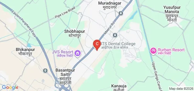 ITS Institute of Health and Allied Sciences, Ghaziabad Map