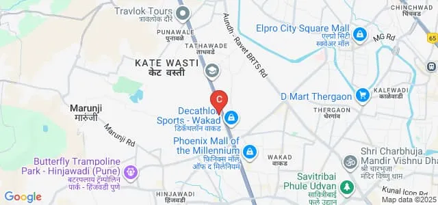 Chanakya Education Society's, Indira College of Pharmacy, Pune Map