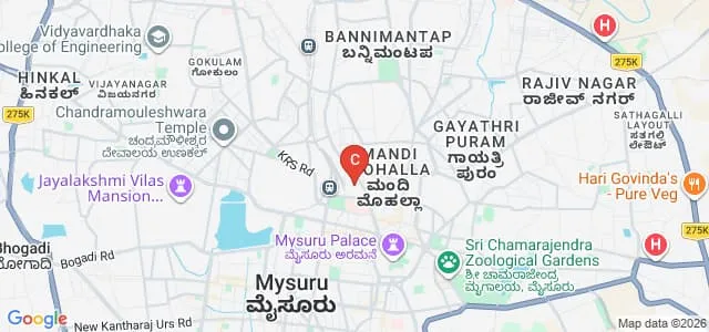 Maharaja's College, Mysore Map