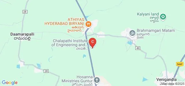 Chalapathi Institute of Engineering and Technology, Guntur Map