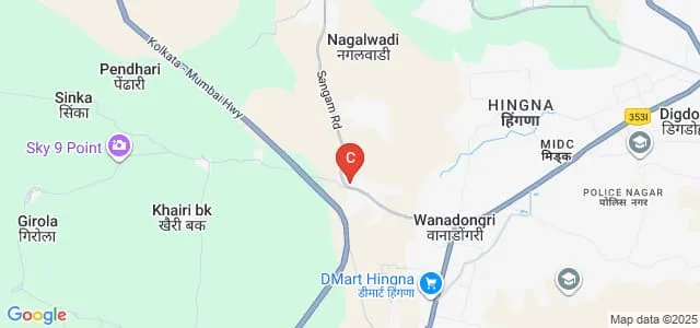 Swargiya Dadasaheb Kalmegh Smruti Dental College and Hospital, Hingna Map