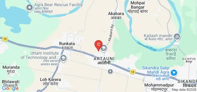 Maa Sadhana Degree College, Agra Map